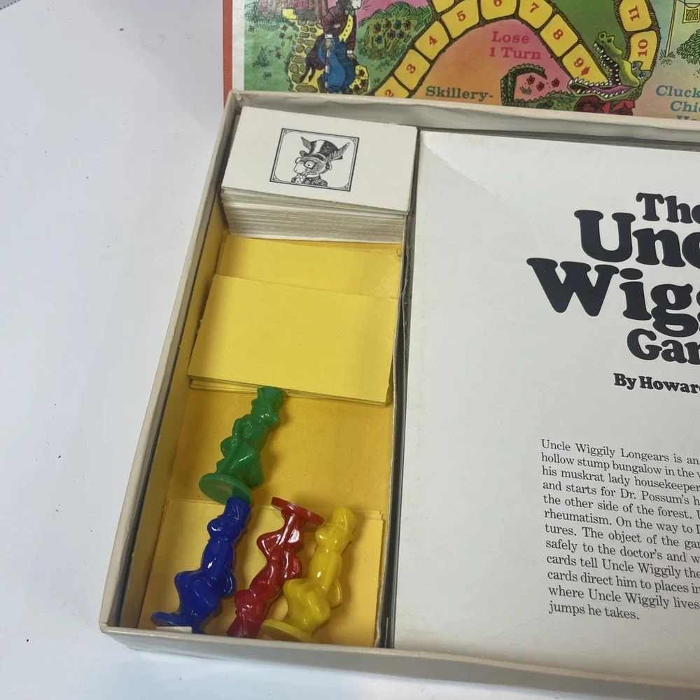 Parker Brothers Board Game Multicolor Uncle Wiggily 1967 Vintage Classic